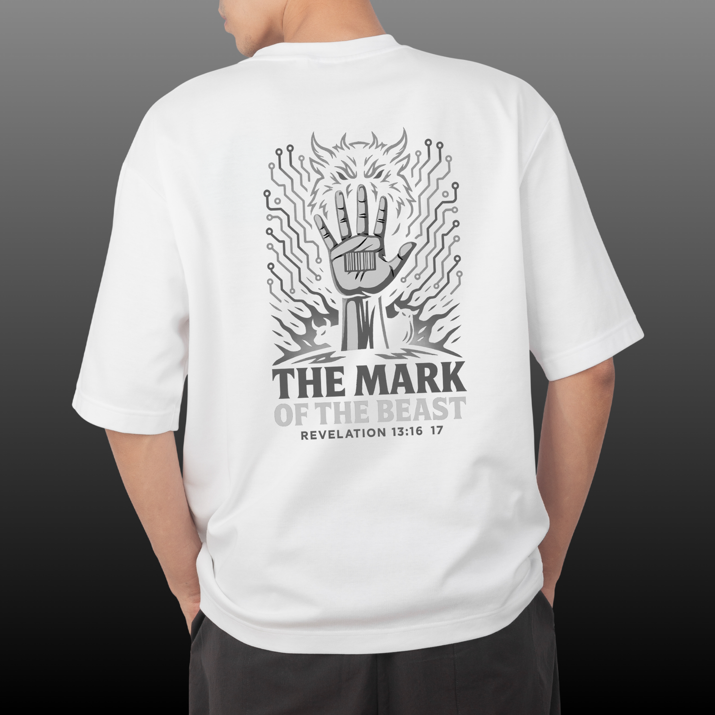 Mark of the Beast Tee – Revelation 13:16–17 | Prophetic Collection