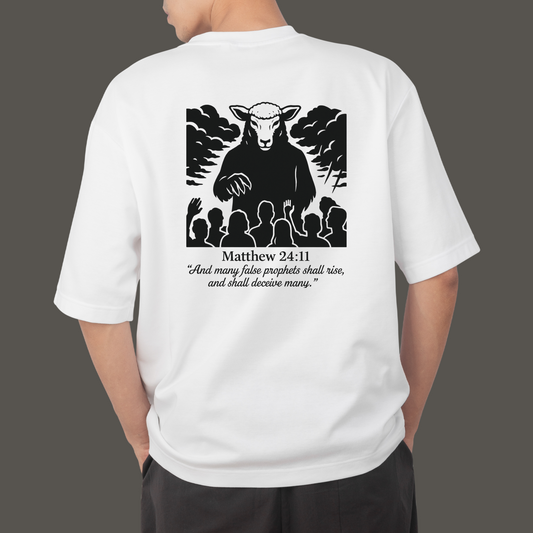 False Prophets — Matthew 24:11 (Monochrome Edition)